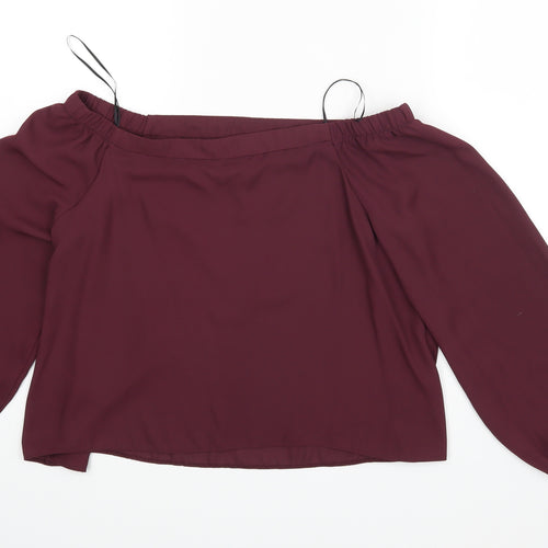New Look Womens Red   Basic Blouse Size 10