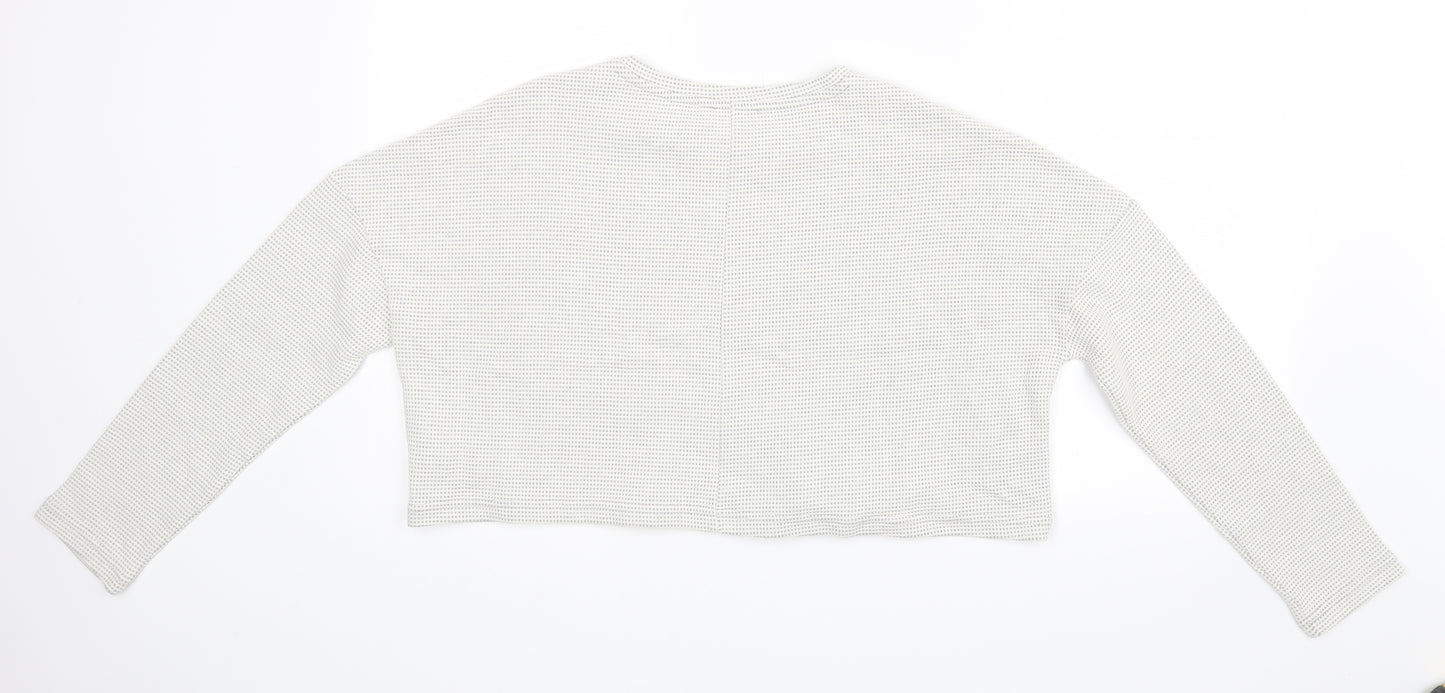 Boohoo Womens Beige   Basic Blouse Size 8
