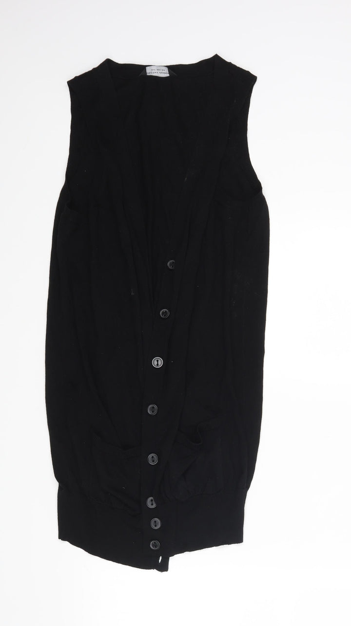 Dorothy Perkins Womens Black   Basic Blouse Size 14