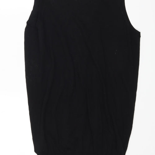 Dorothy Perkins Womens Black   Basic Blouse Size 14