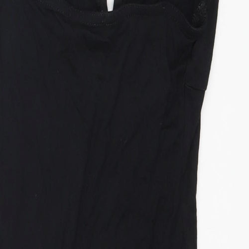 PRETTYLITTLETHING Womens Black   Basic Blouse Size 8