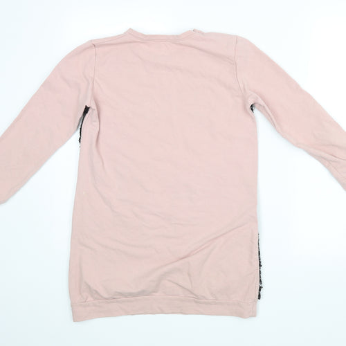 Preworn Womens Pink  Rayon Pullover Jumper Size 14