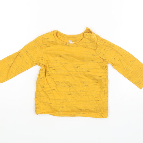 F&F Baby Yellow   Basic T-Shirt Size 3-6 Months