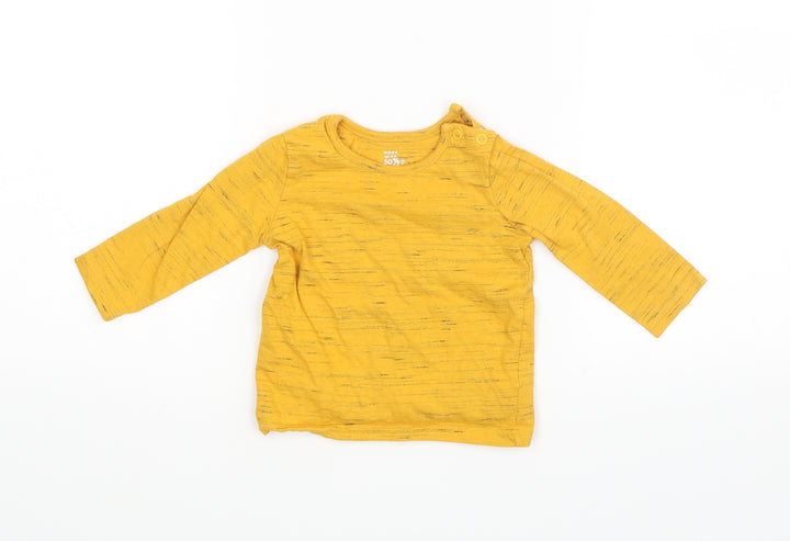 F&F Baby Yellow   Basic T-Shirt Size 3-6 Months