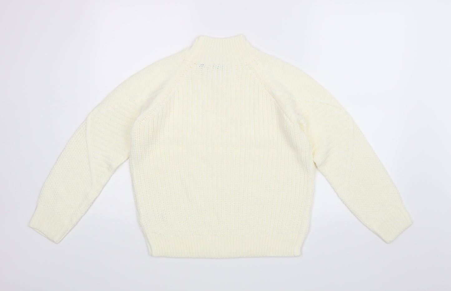 Dorothy Perkins Womens White   Pullover Jumper Size 10