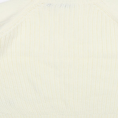 Dorothy Perkins Womens White   Pullover Jumper Size 10