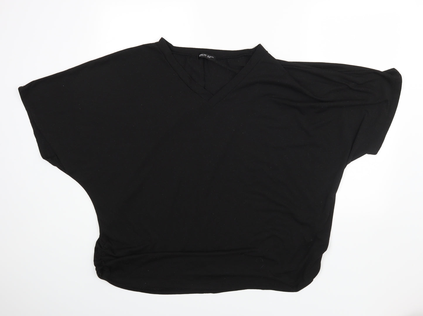 Bloom Chic Womens Black   Basic Blouse Size 18