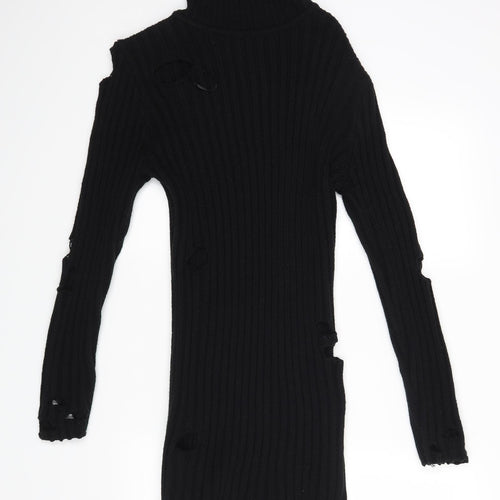 In the Style Womens Black   Pullover Jumper Size M