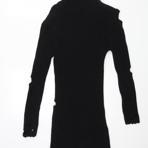In the Style Womens Black   Pullover Jumper Size M