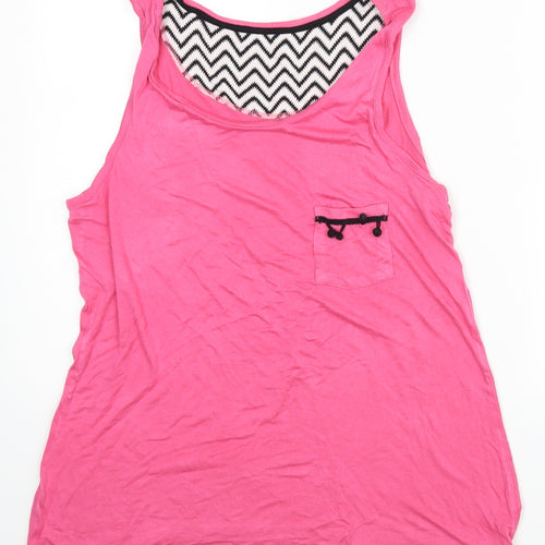 George Womens Pink   Basic Blouse Size 12