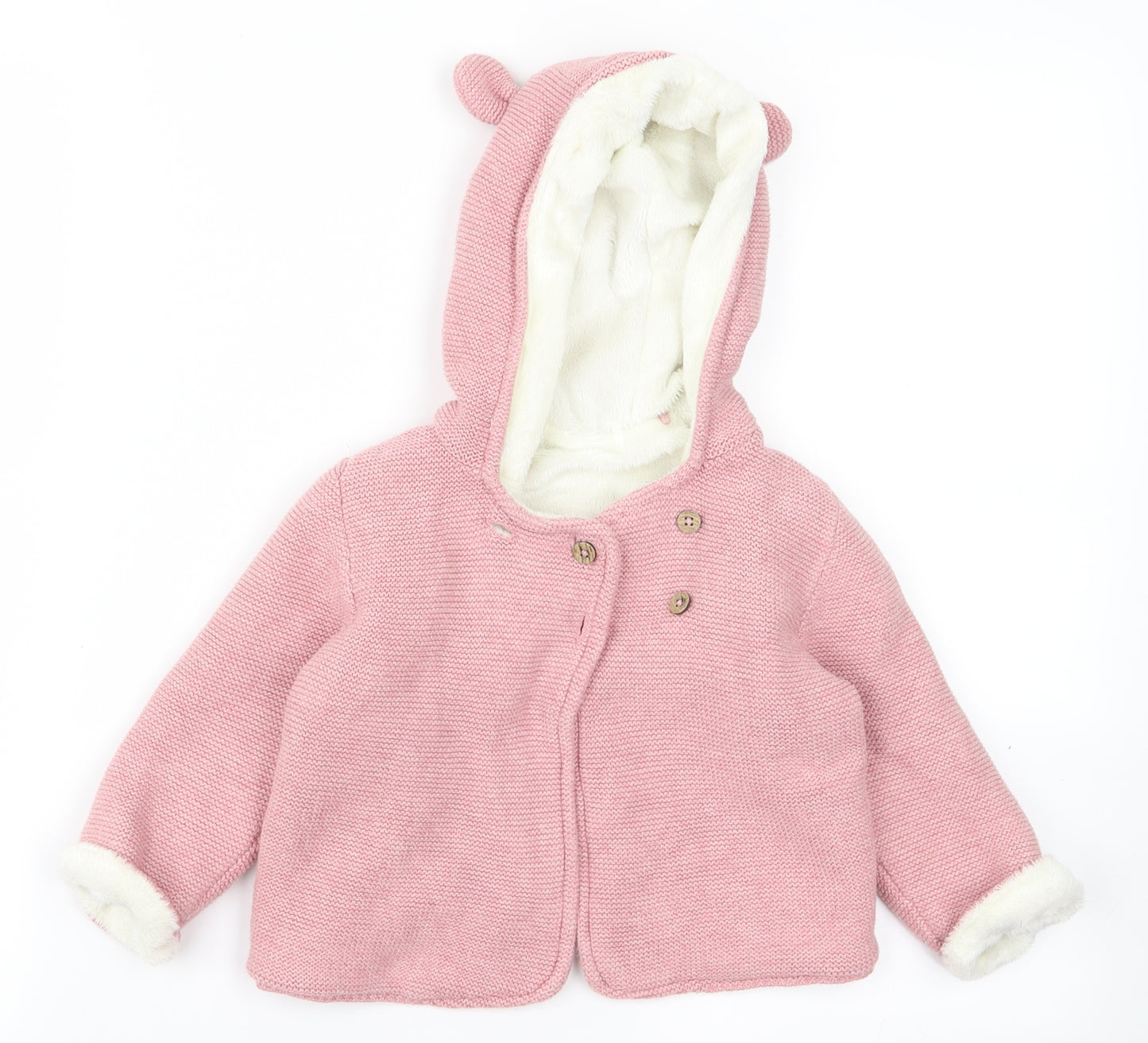 TU Girls Pink   Jacket  Size 12 Months
