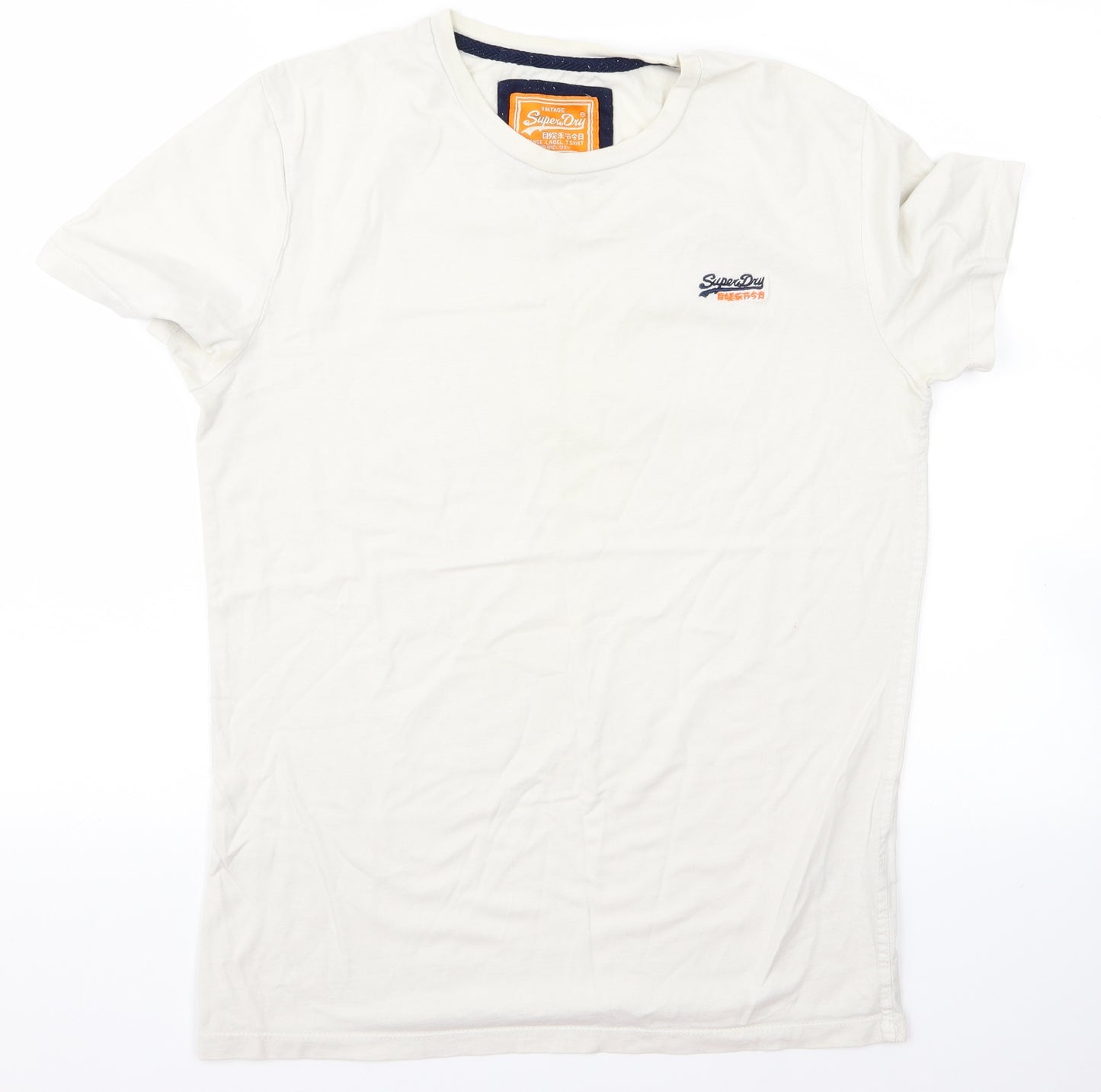 Superdry Mens White    T-Shirt Size M