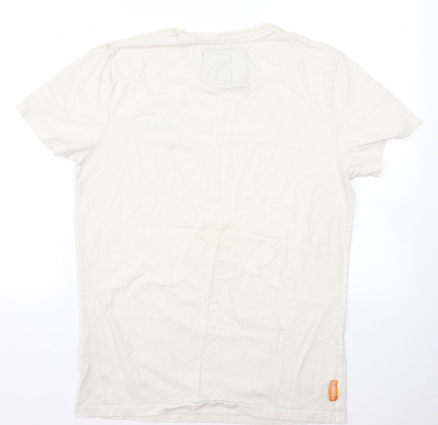Superdry Mens White    T-Shirt Size M