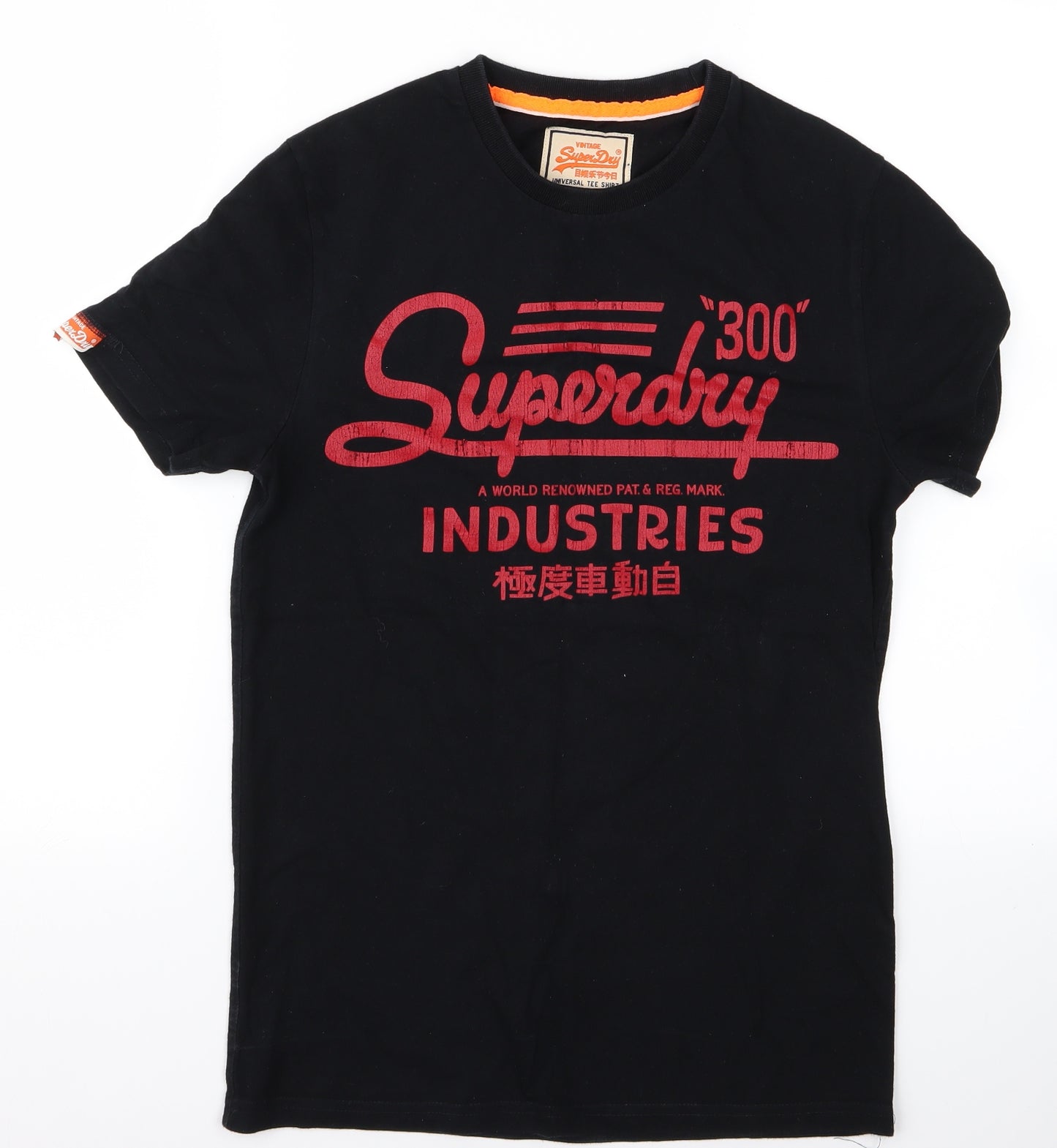 Superdry Mens Black    T-Shirt Size S