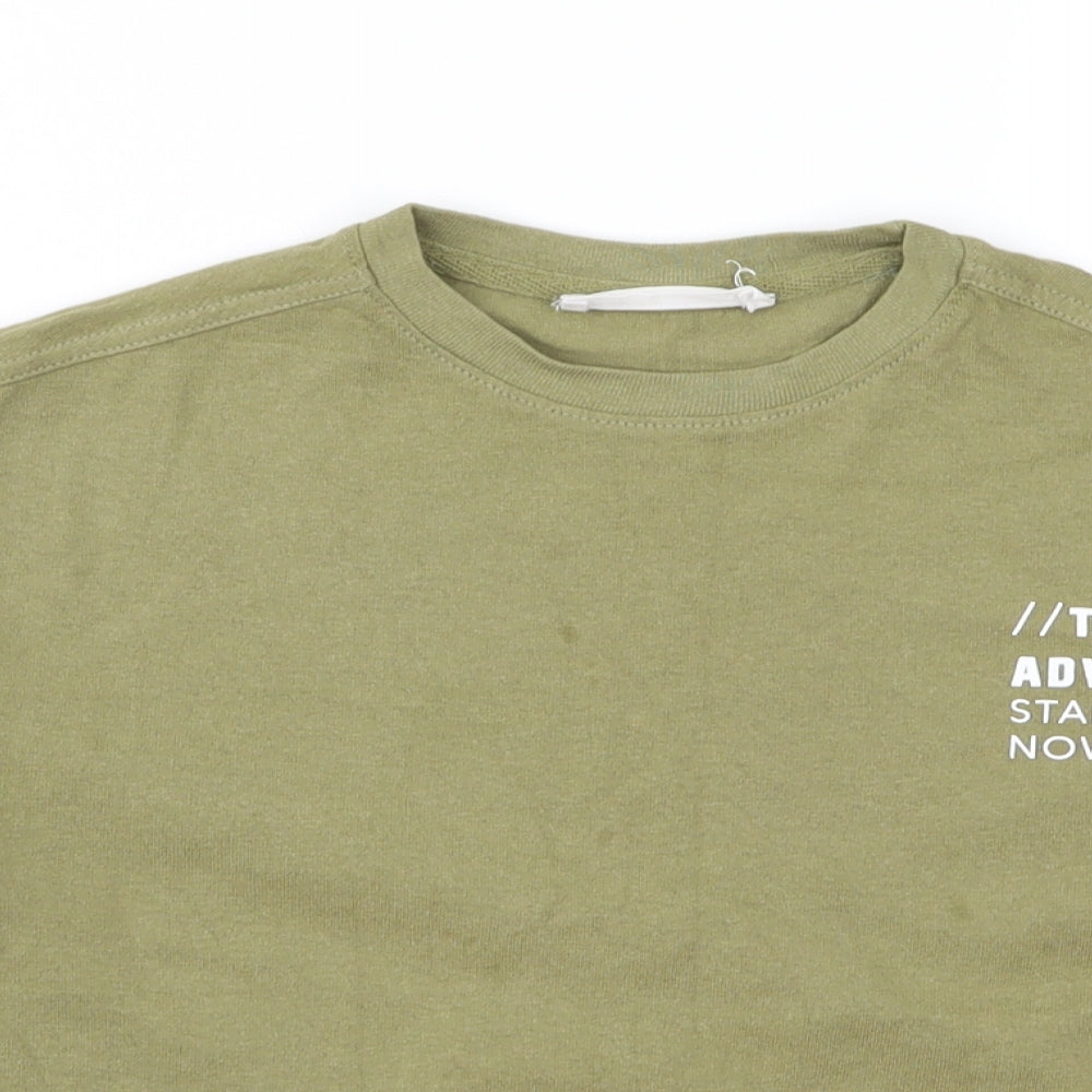 Zara Girls Brown   Basic T-Shirt Size 7 Years