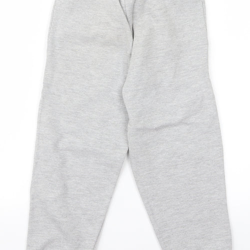 Preworn Boys Grey   Jogger Trousers Size 6 Years