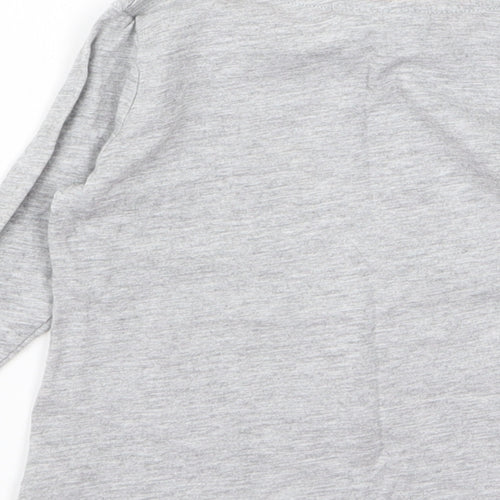 hey duggie Baby Grey   Basic T-Shirt Size 12 Months  - dog