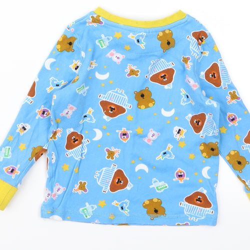 duggie Baby Blue Animal Print  Basic T-Shirt Size 12 Months  - duggie