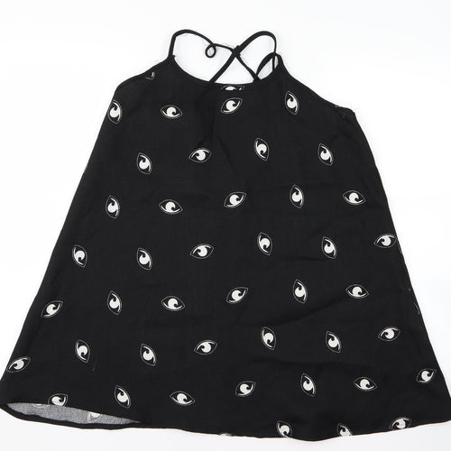 hearts and brows Womens Black   A-Line  Size 12  - eye