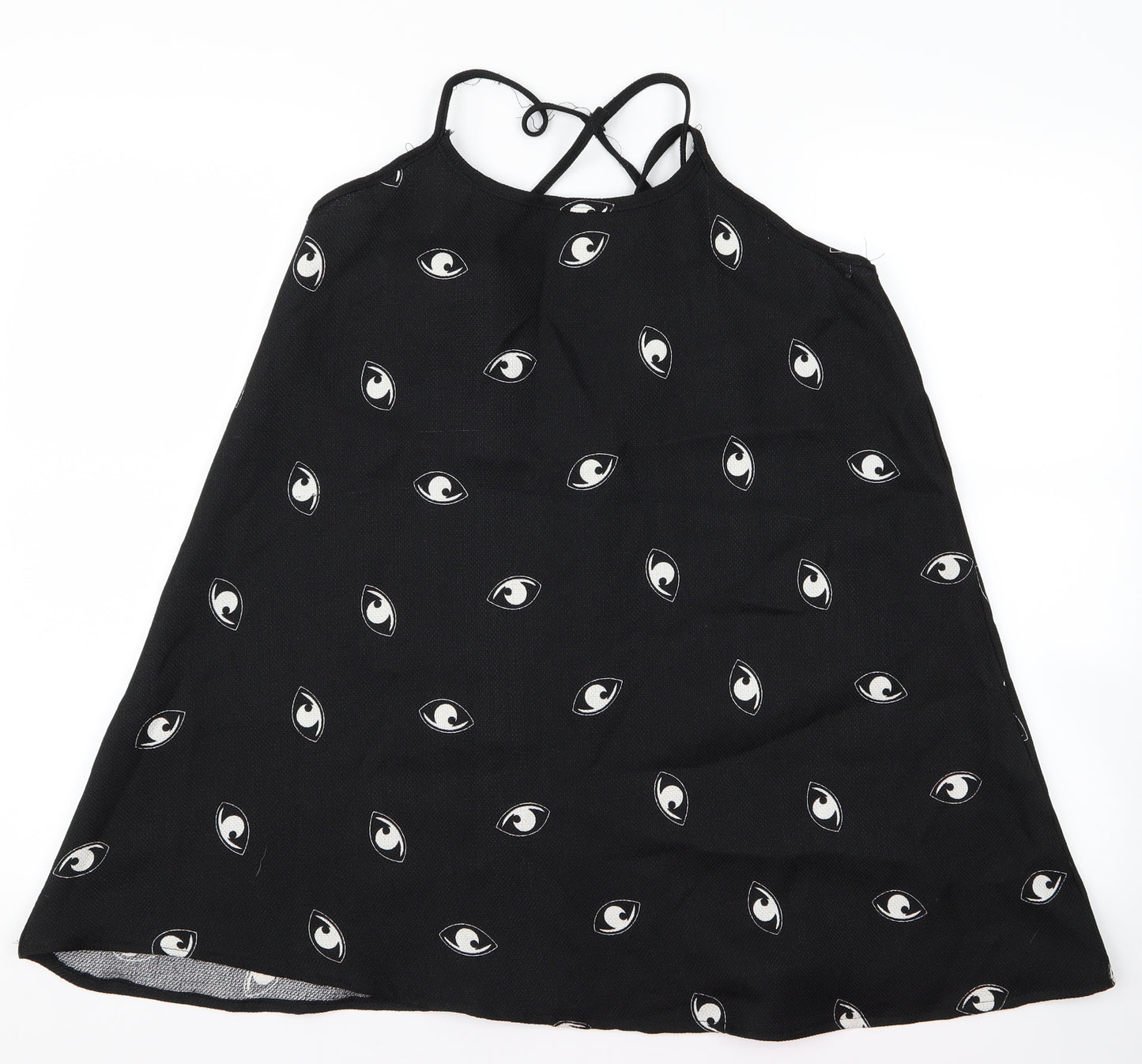 hearts and brows Womens Black   A-Line  Size 12  - eye