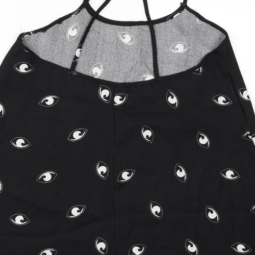 hearts and brows Womens Black   A-Line  Size 12  - eye