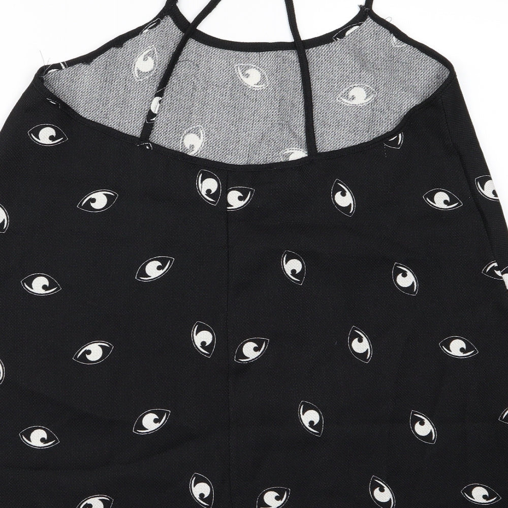 hearts and brows Womens Black   A-Line  Size 12  - eye