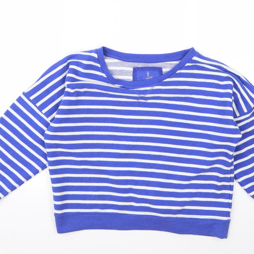 Atmosphere Womens Blue Striped  Pullover Jumper Size 10