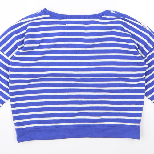 Atmosphere Womens Blue Striped  Pullover Jumper Size 10