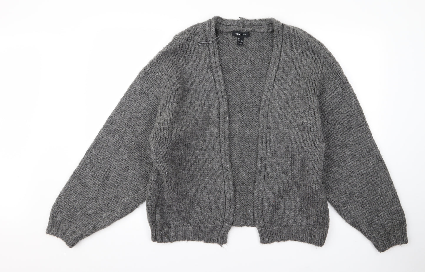 New Look Womens Grey   Cardigan Jumper Size L