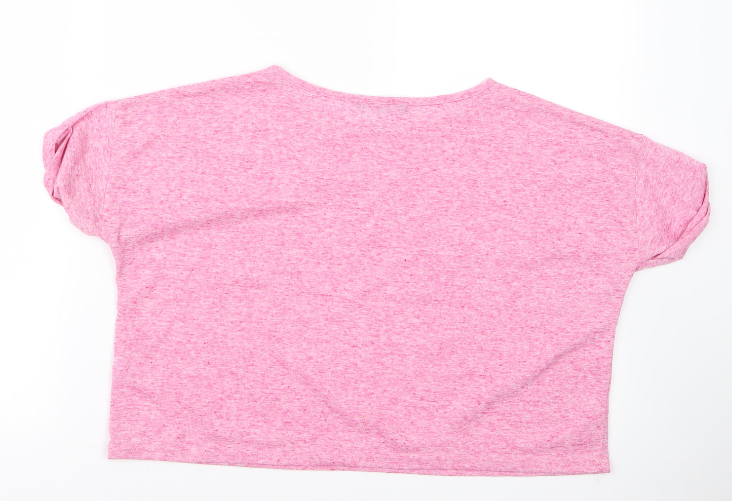 misguided Womens Pink   Basic T-Shirt Size 10