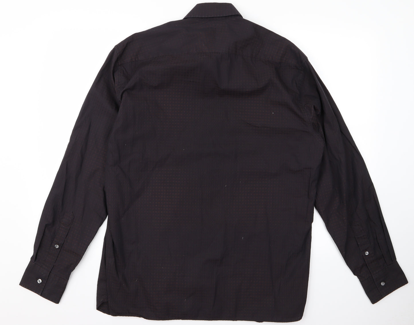 m&s Mens Brown    Button-Up Size L