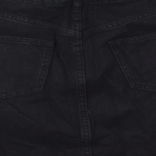 misguided Womens Black  Denim Straight & Pencil Set Size 10