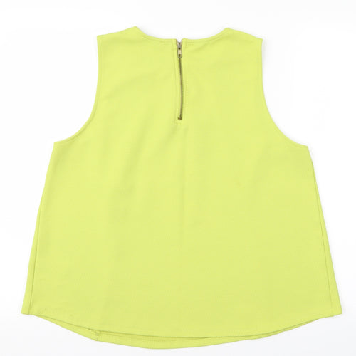 Topshop Womens Yellow   Vest Jumper Size 10