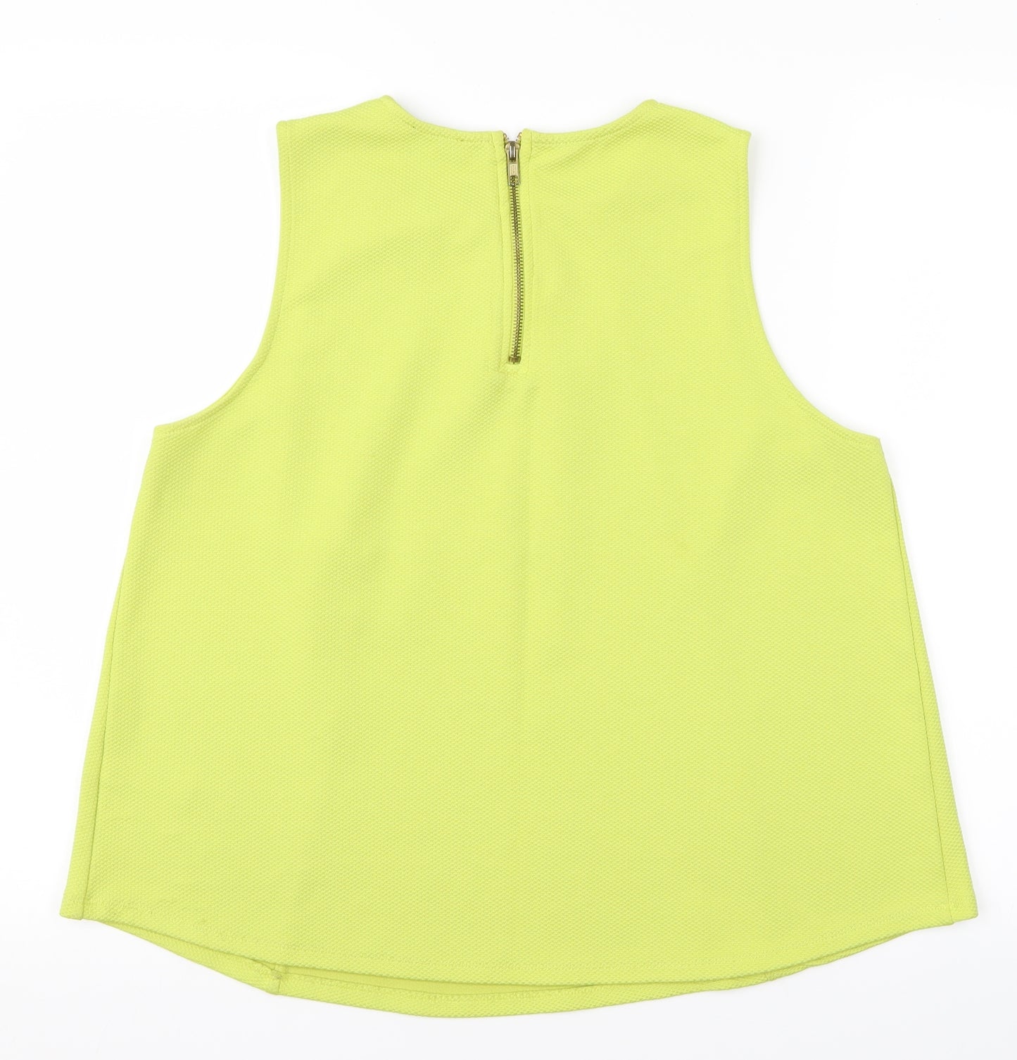 Topshop Womens Yellow   Vest Jumper Size 10
