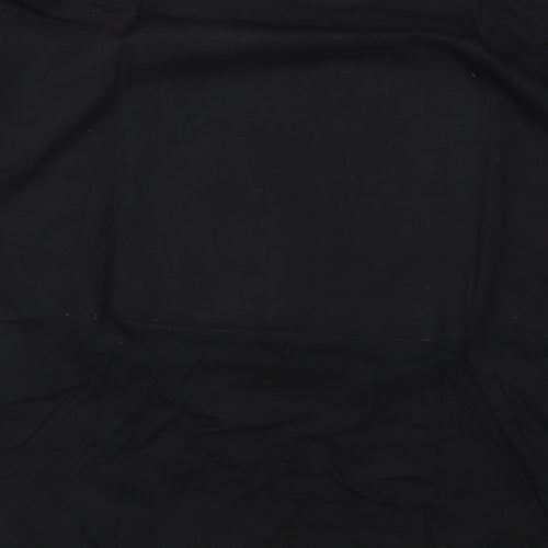 Preworn Womens Black   Basic T-Shirt Size M  - spoon