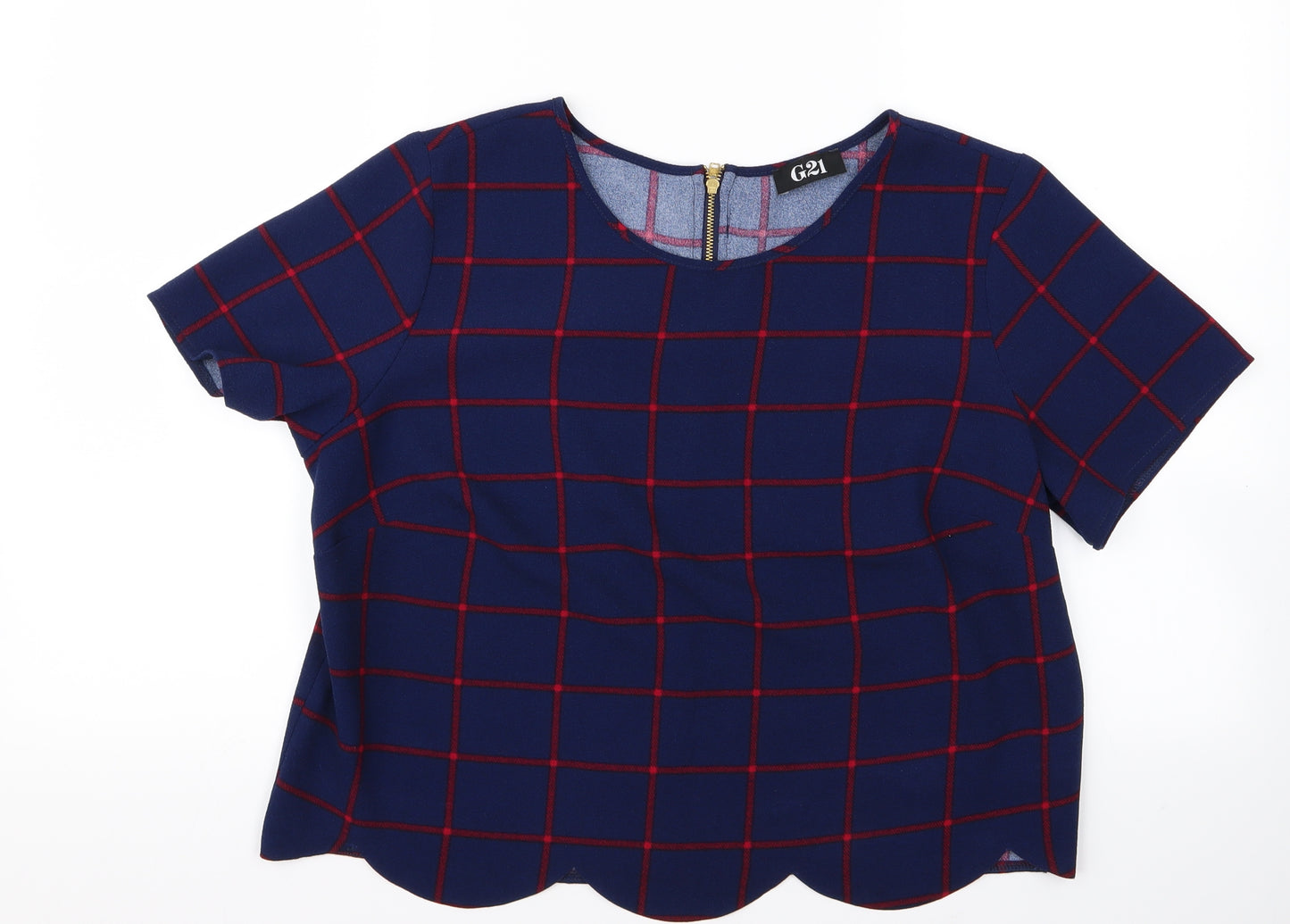 g21 Womens Blue   Basic Blouse Size 16