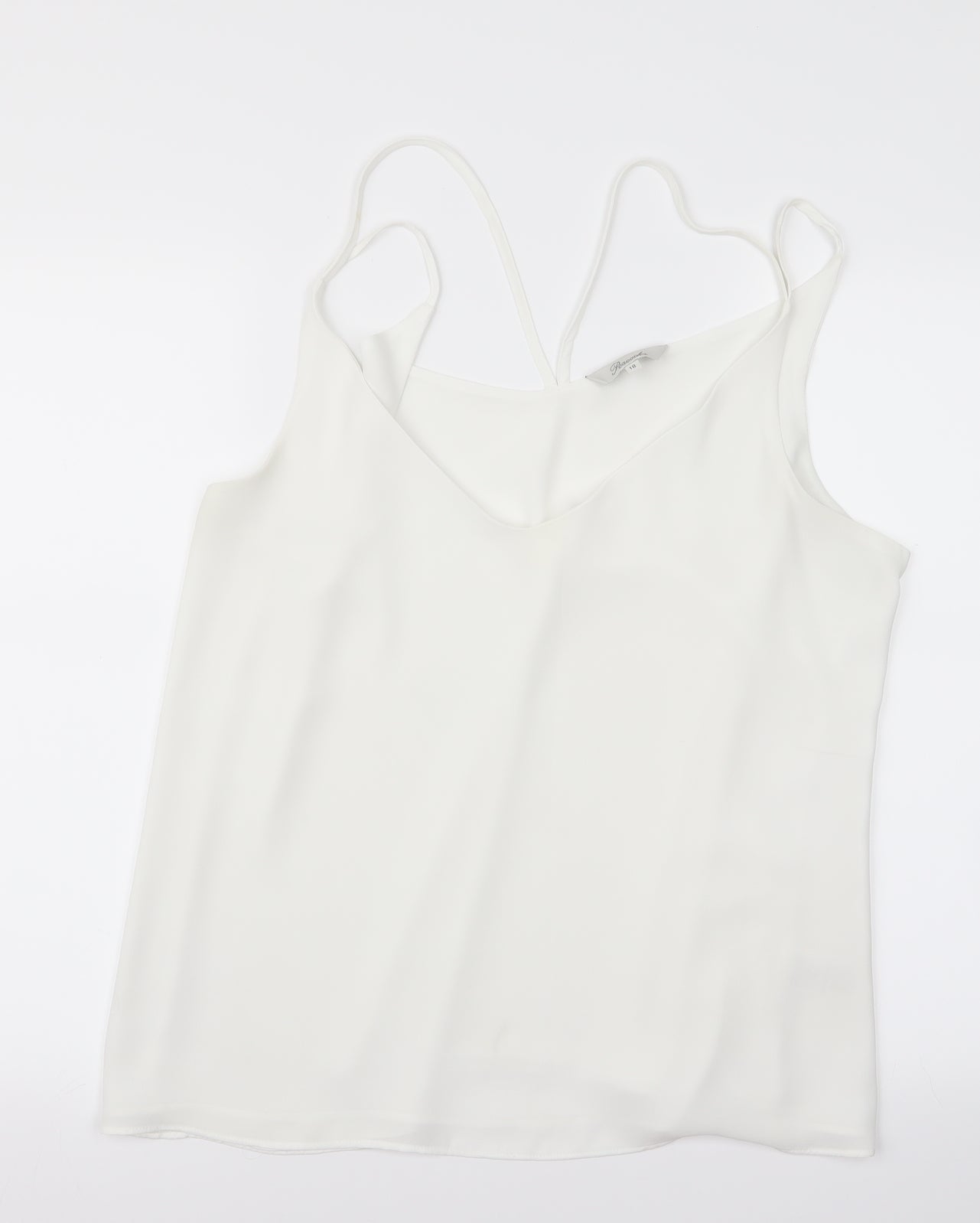 Peacocks Womens White   Basic Button-Up Size 18