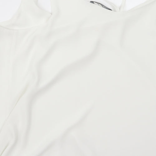 Peacocks Womens White   Basic Button-Up Size 18