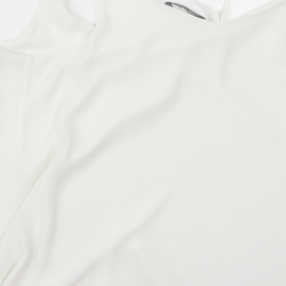 Peacocks Womens White   Basic Button-Up Size 18