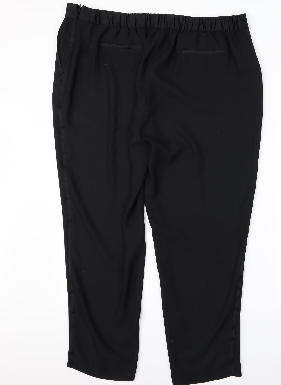 m&s Womens Black   Trousers  Size 20 L25 in