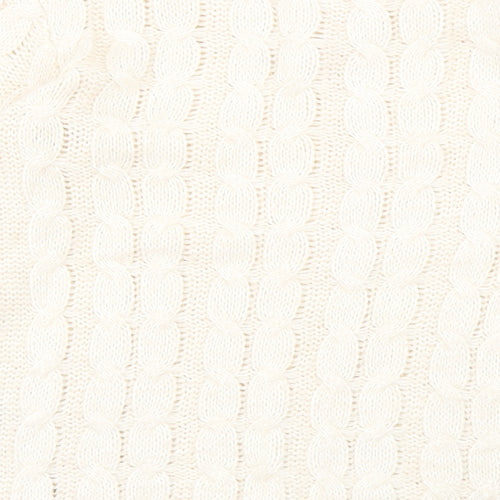 Miss Selfridge Womens White   Pullover Jumper Size 6