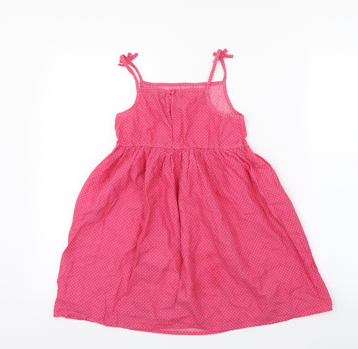 Primark Girls Pink Polka Dot  A-Line  Size 7-8 Years