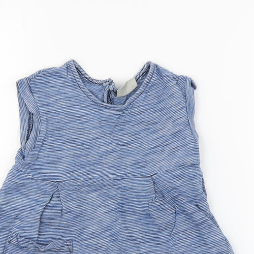 Girls Blue   Pullover T-Shirt Size 2-3 Years