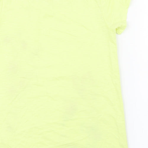 NEXT Girls Yellow Floral  Pullover T-Shirt Size 12 Years