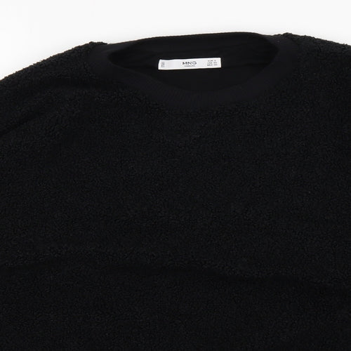 Mng Womens Black   Henley Jumper Size S