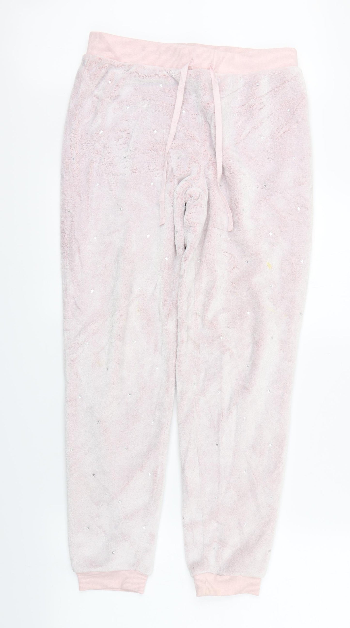 NEXT Womens Pink Polka Dot  Babydoll Lounge Pants Size 12