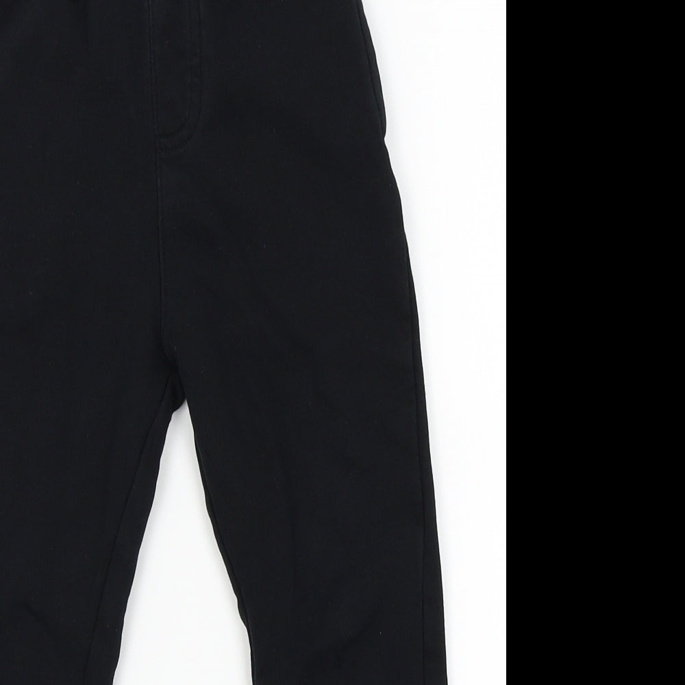 George Boys Black   Jogger Trousers Size 3-4 Years