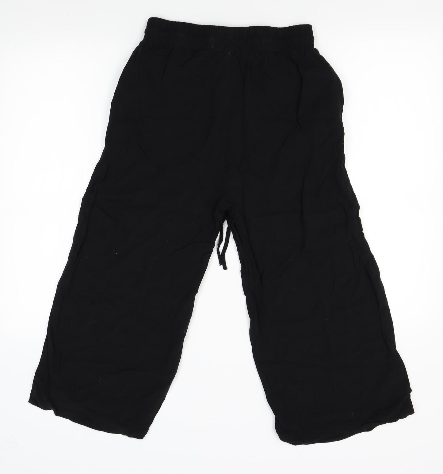 Primark Womens Black   Capri Trousers Size 10 L20 in