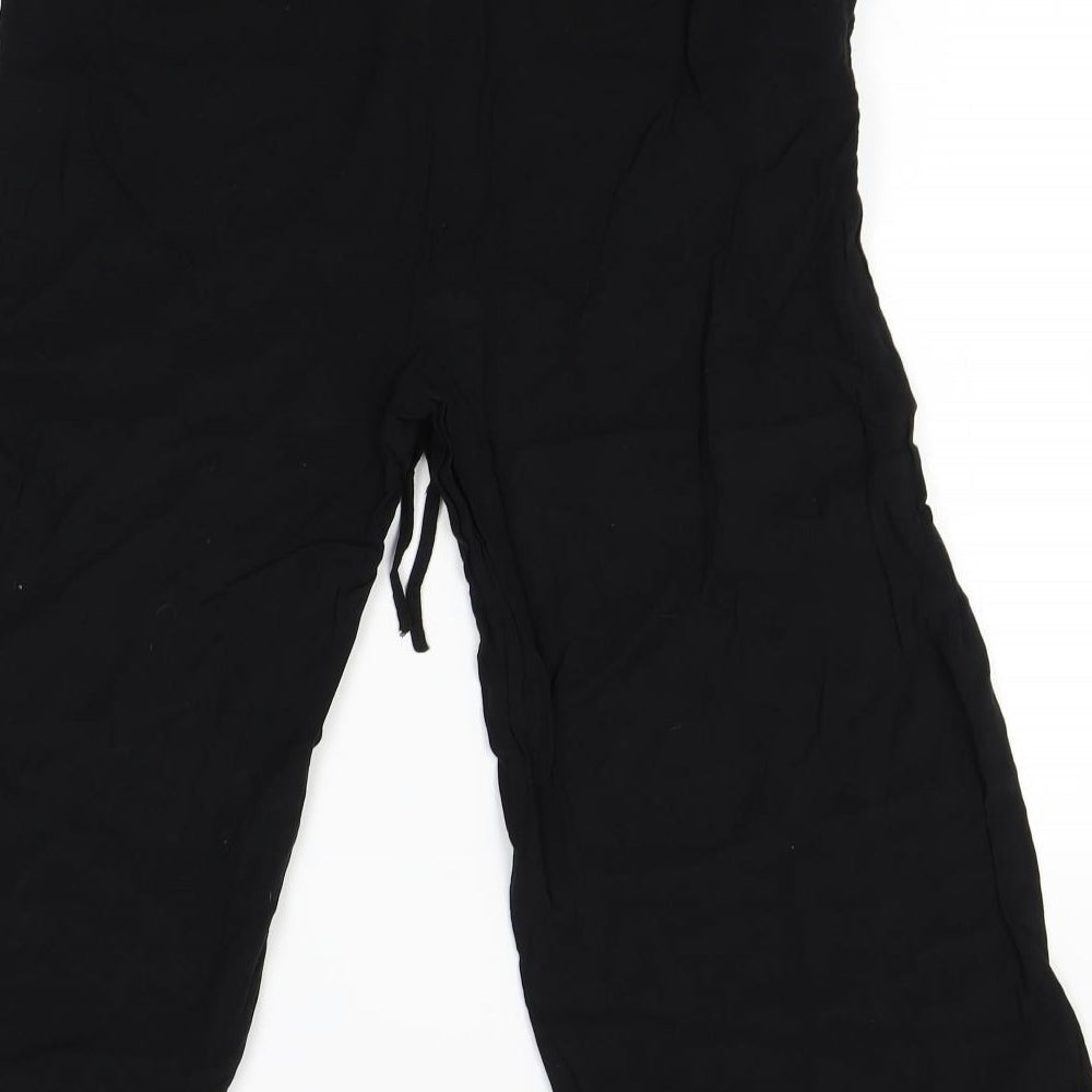 Primark Womens Black   Capri Trousers Size 10 L20 in
