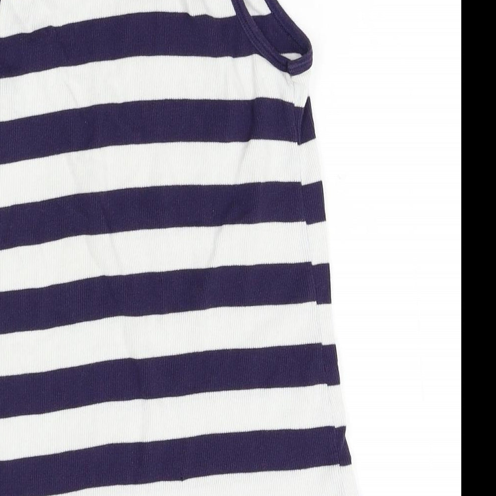 redherring Girls Blue Striped  A-Line  Size 13 Years